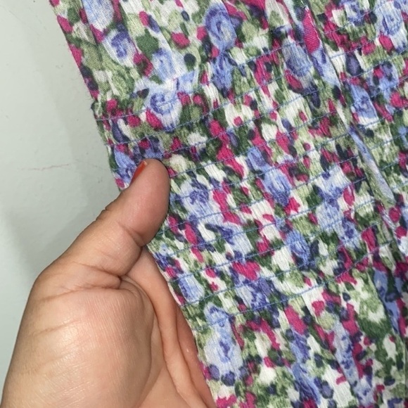 Ralph Lauren dress floral capped ruffled midi size 8 NEW - Picture 7 of 15